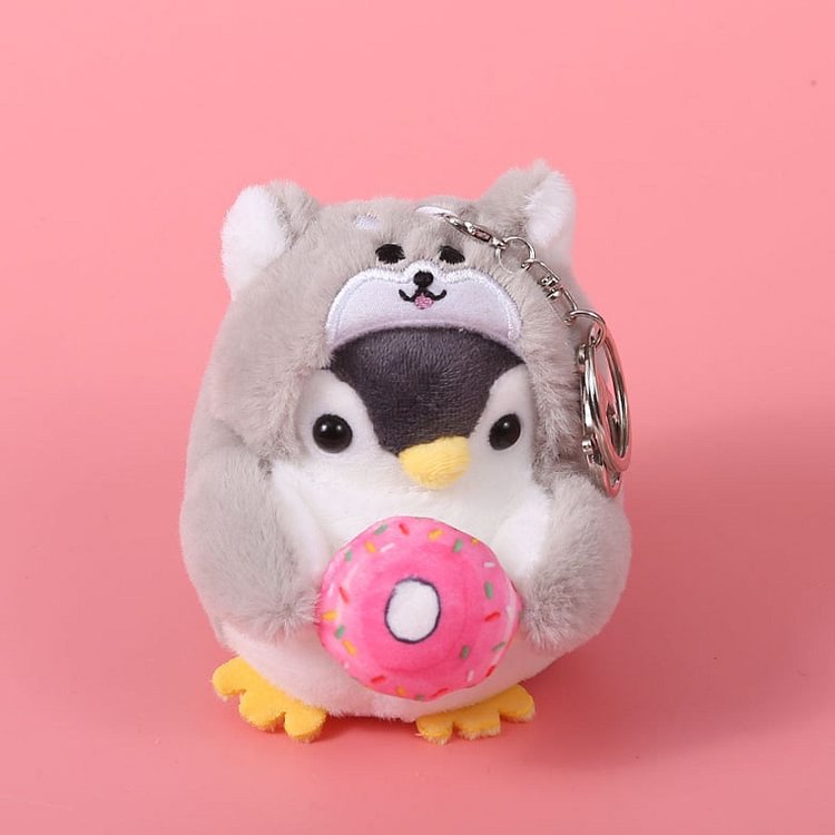 Kawaii Penguin Disguise Plushies Keychain