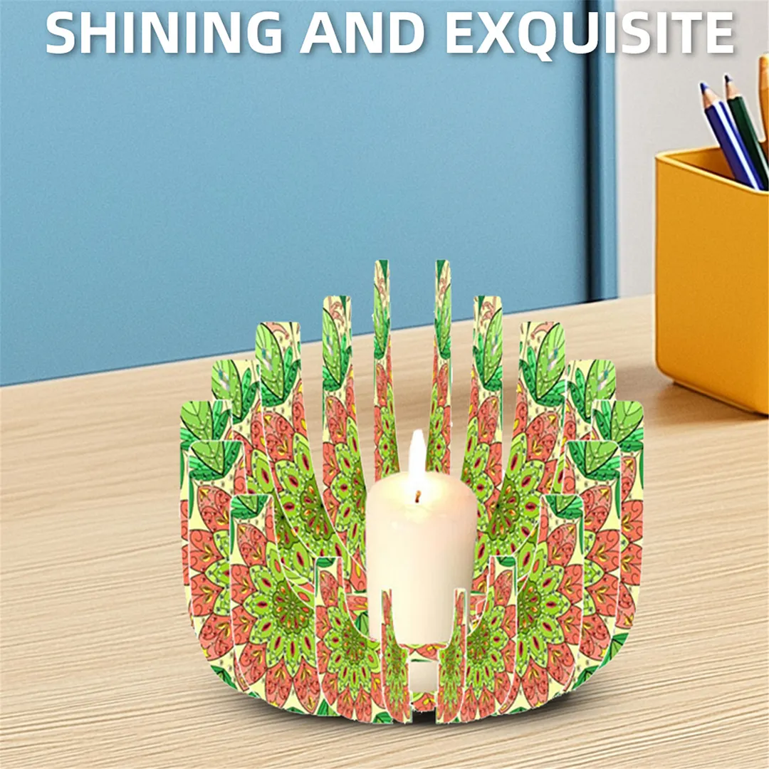 DIY Diamond Art Painting Kits of Candle Holder for Aromatherapy & Home Decor