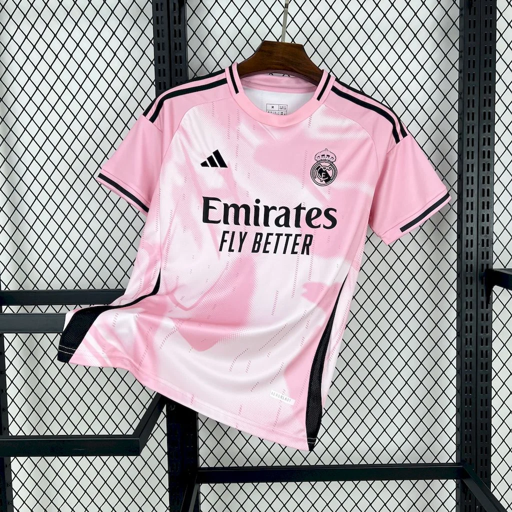 24/25 Football Shirt Real Madrid Special Edition Pink Thai quality