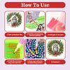 2D/Flat Christmas DIY Diamond Art Acrylic Pendant Wall Door Decoration (Wreath)