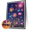 Diamond Painting-DIY Full Round Drill Colorful Dandelion