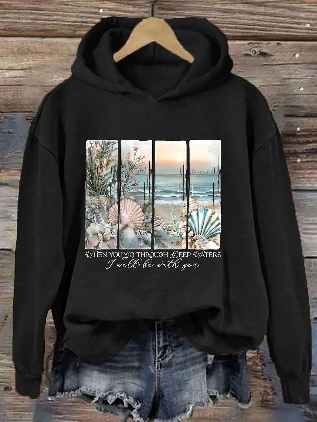 Deep Waters Christian Hoodie