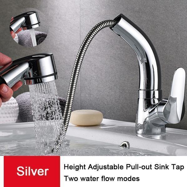 Height Adjustable Pull-out Sink Tap | 168DEAL