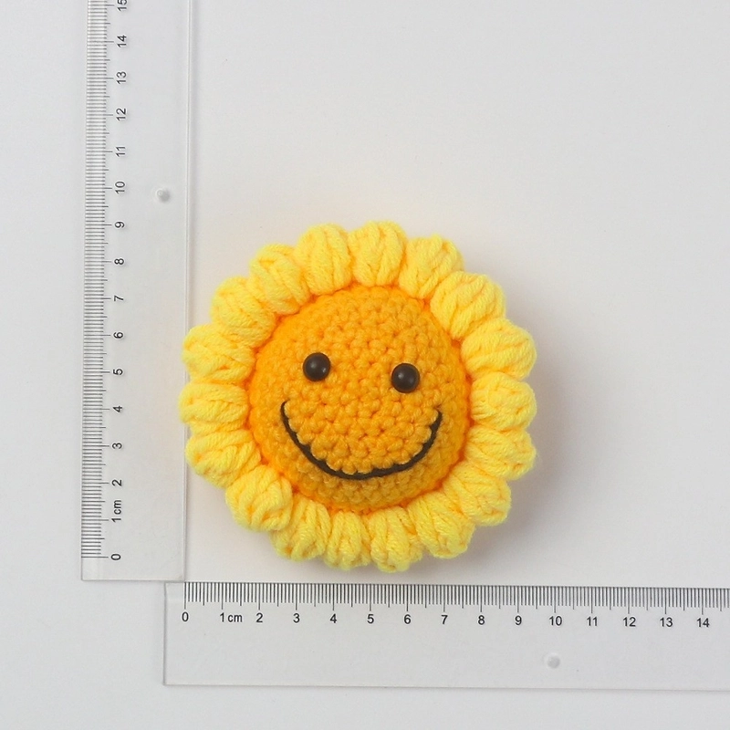 2 Pieces Cute Sunflower Santa Claus Yarn Women’s Bag Pendant Keychain