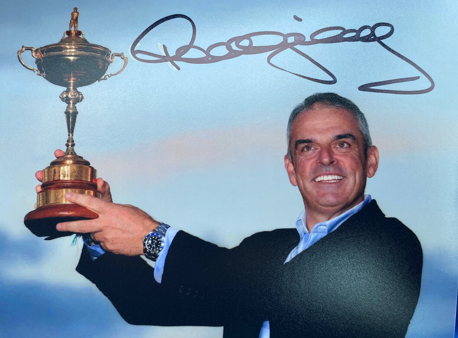 Paul McGinley Genuine Hand Signed Golf 6X4 Photo Poster painting 3