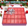 Puzzle sur le thème de Noël du compte à rebours de l'Avent