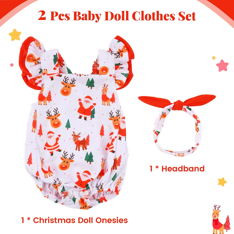 Babeside Christmas 17"-22" Reborn Baby Dolls Accessories Set - For Your Baby Dolls