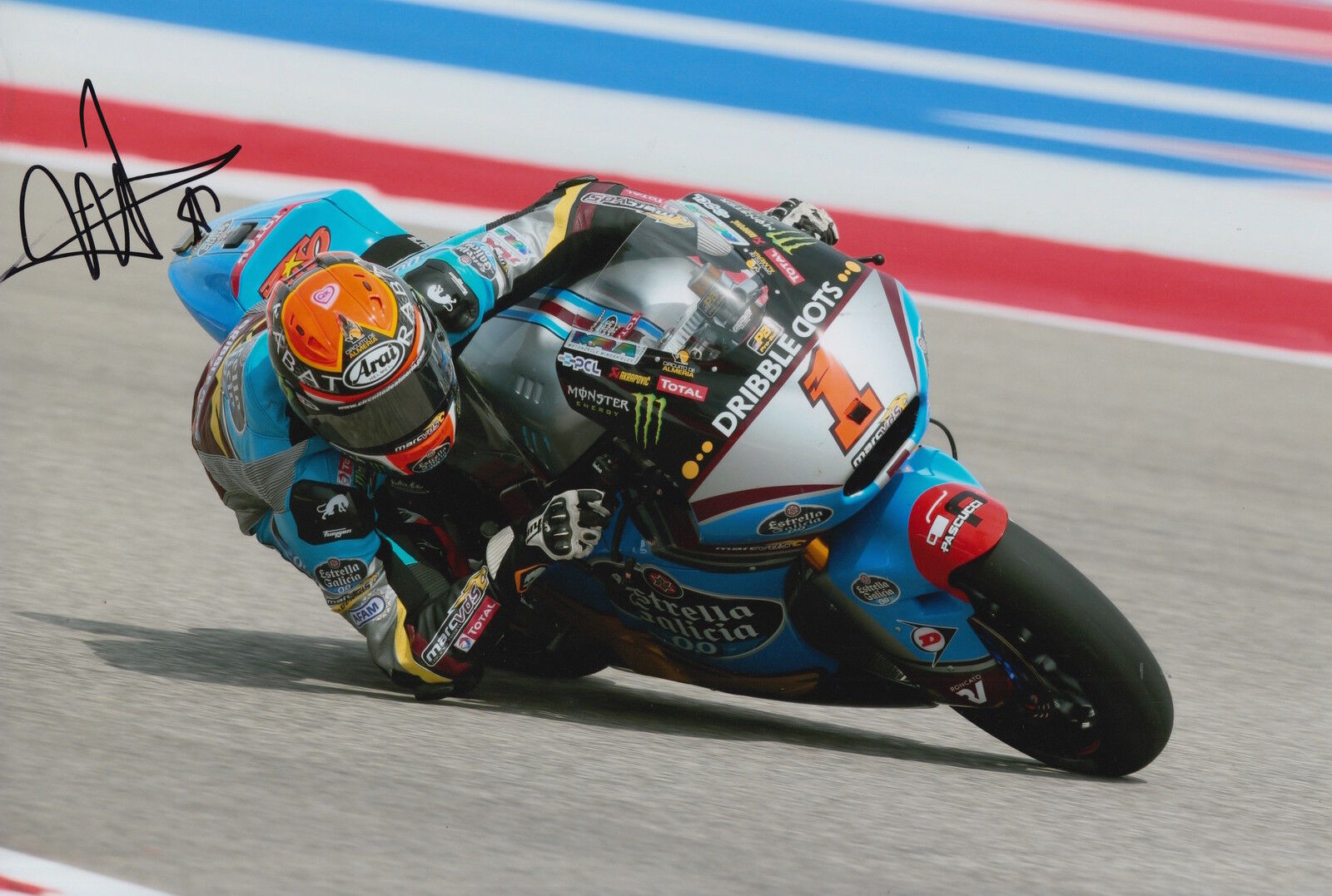 Tito Rabat Hand Signed Estrella Galicia Marc VDS Kalex 12x8 Photo Poster painting 2015 Moto2 3.