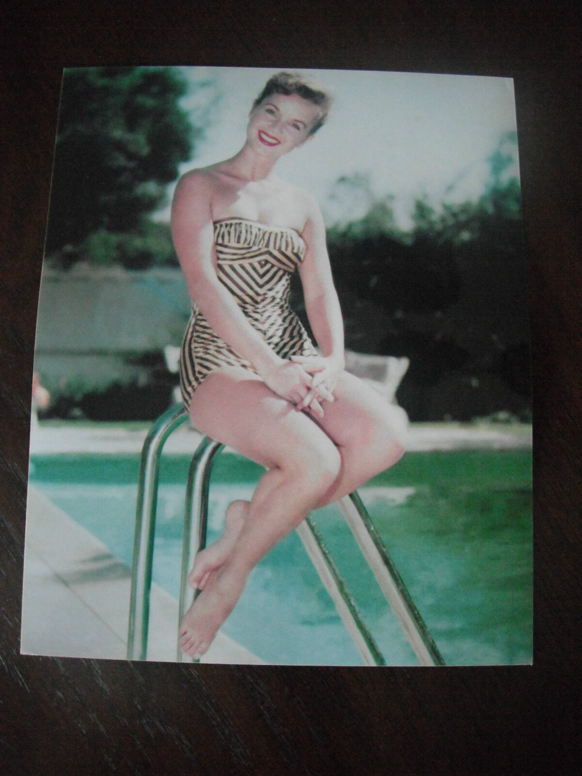 Debbie Reynolds Color 8x10 Promo Photo Poster painting Picture Carrie Singing in the Rain