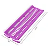 (US Only)50-Hole Purple Row Line Tool Convenient Efficient for DIY Sewing 27.5x11cm