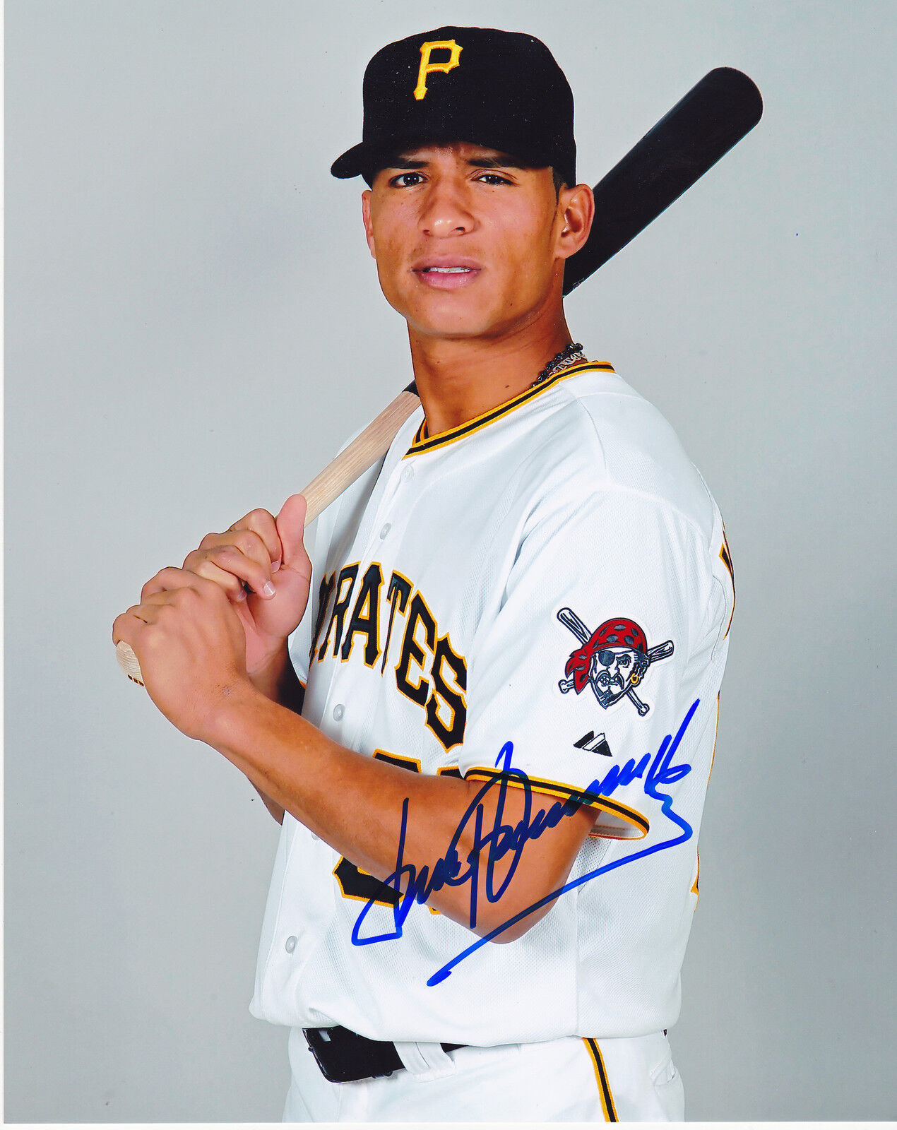 GORKYS HERNANDEZ PITTSBURGH PIRATES ACTION SIGNED 8x10