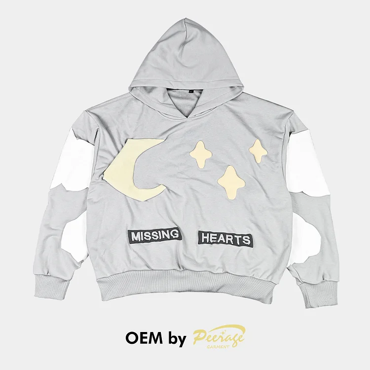 CUSTOM OVERSIZED PUFF PRINTING HOODIE