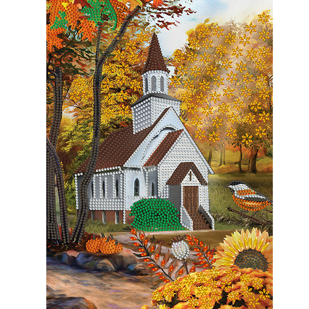 

Church - Special Shaped Diamond Painting - 30*40CM, 501 Original