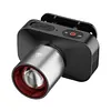 Strong Light LED Headlight Zoom Fishing Light Waterproof USB C Rechargeable