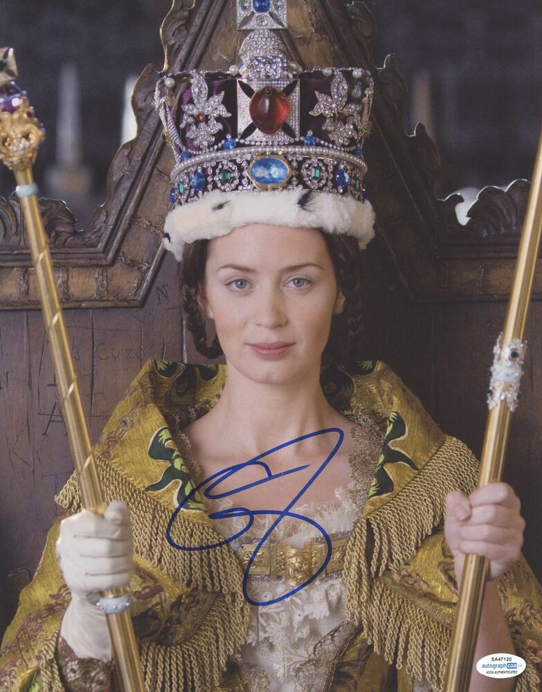 Emily Blunt Autographed Signed 11x14 Photo Poster painting The Young Victoria