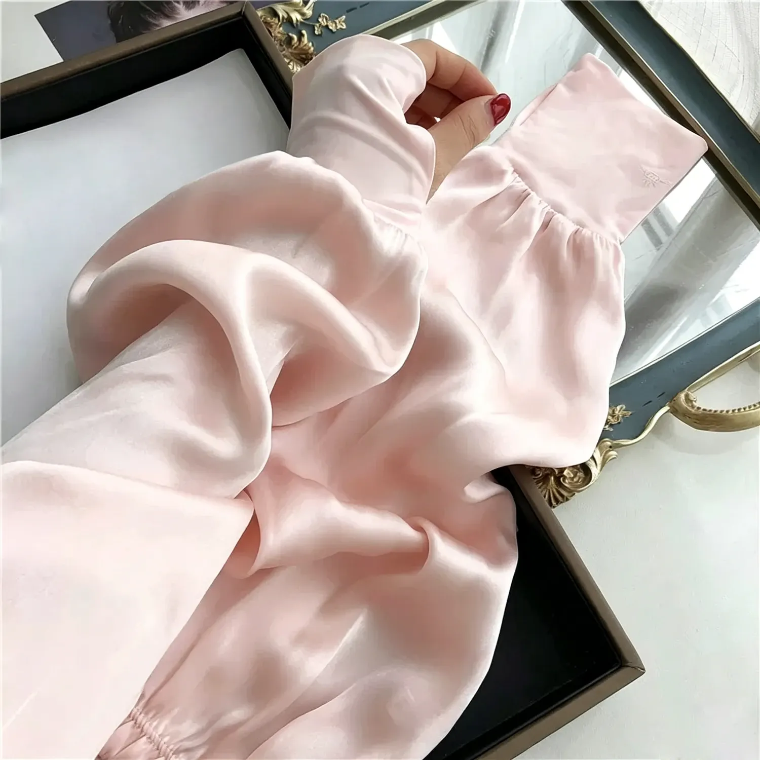100% Silk Arm Sleeves For Women REAL SILK LIFE