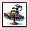 Witch Hat-14CT Stamped Cross Stitch 40*40cm tapestrymarket