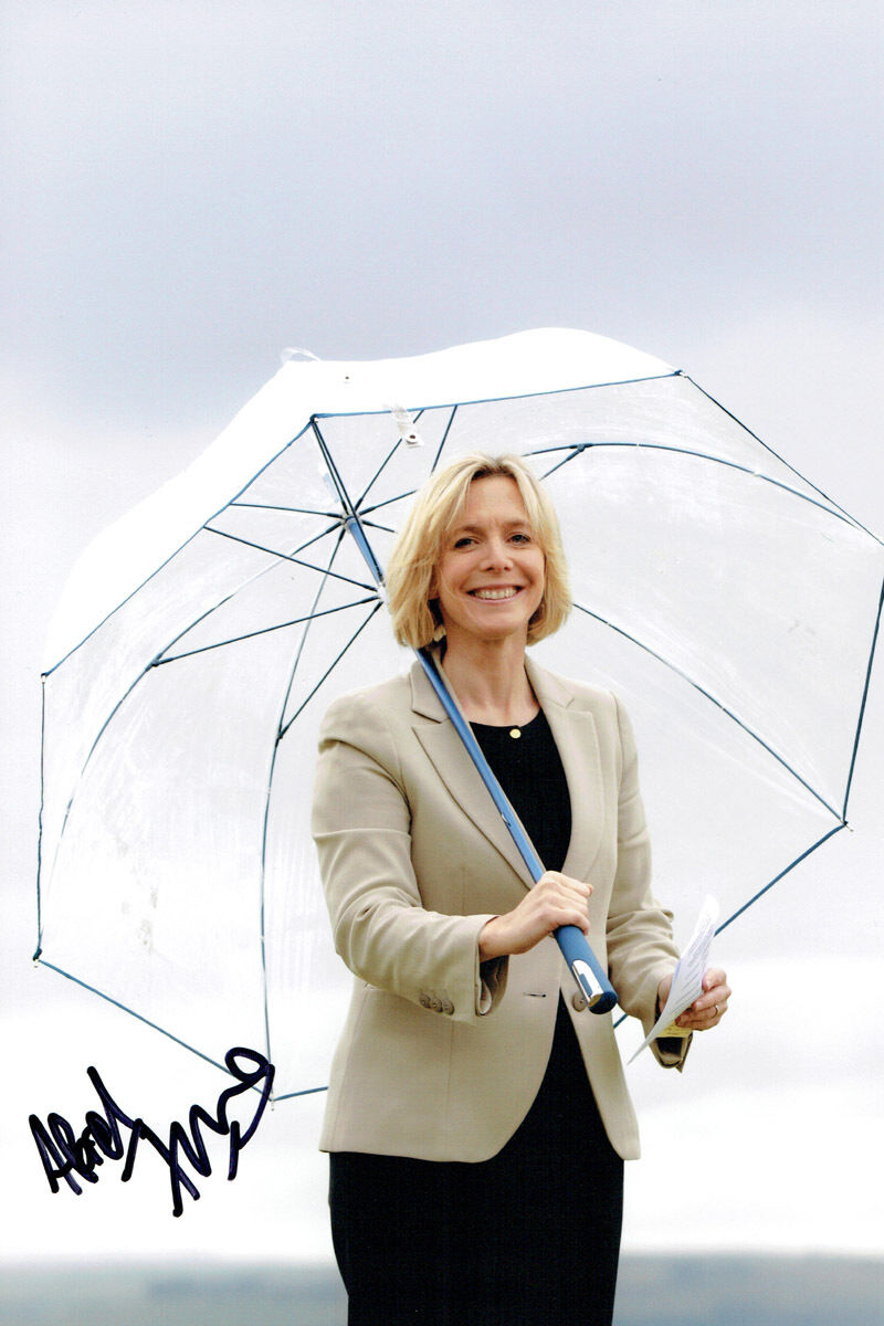 Hazel IRVINE Signed Autograph Sexy TV Golf Presenter 12x8 Photo Poster painting AFTAL COA