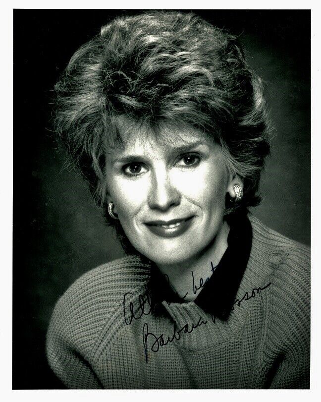 BARBARA BOSSON Signed Photo Poster painting