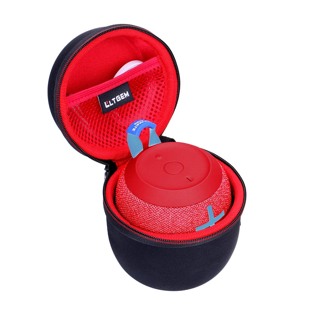 LTGEM EVA Hard Case for Ultimate Ears WONDERBOOM 2 - Travel Protective Carrying Storage Bag (Red)