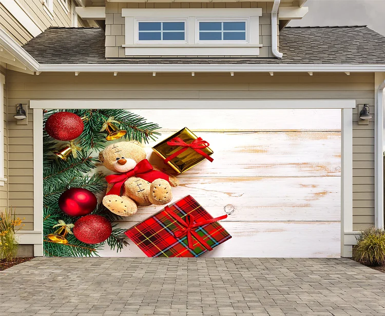 Ornaments Garage Door Mural
