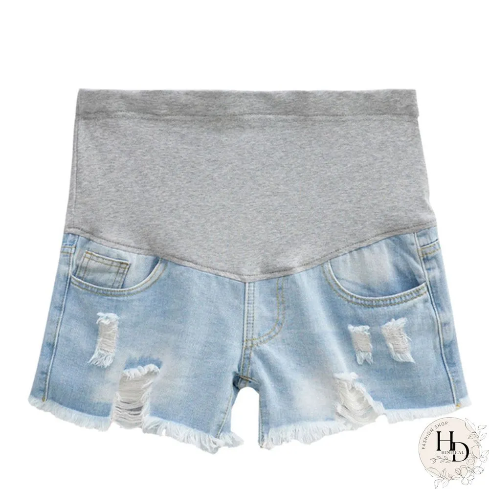 Pregnant women's Denim Shorts Summer Pregnant Casual Short For Women Pregnacy Shorts