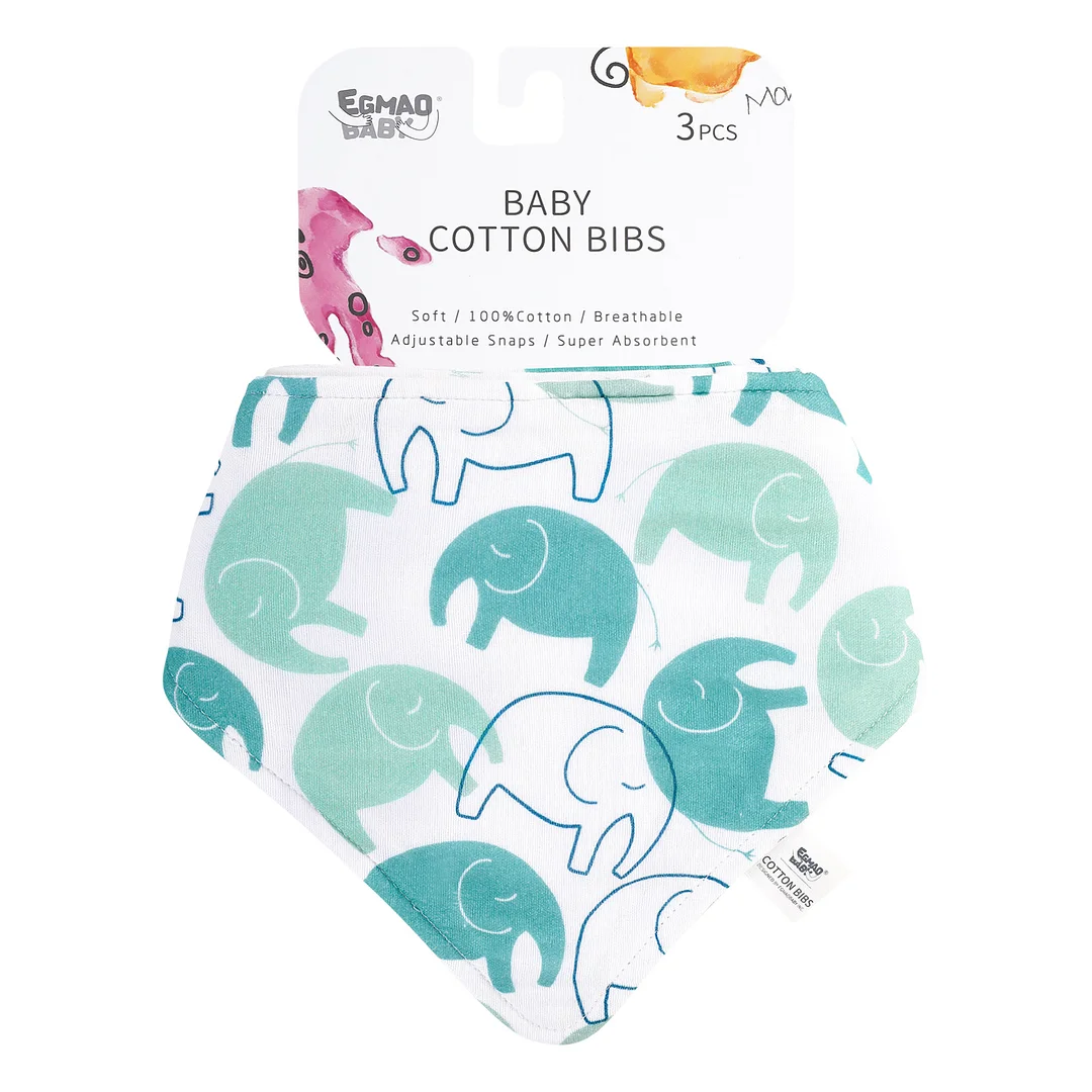Egmao Baby Bandana Bibs Super Soft - Dreaming Sky
