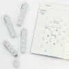 Pen-Style Marking Theme Pattern Immersive Stamp Set