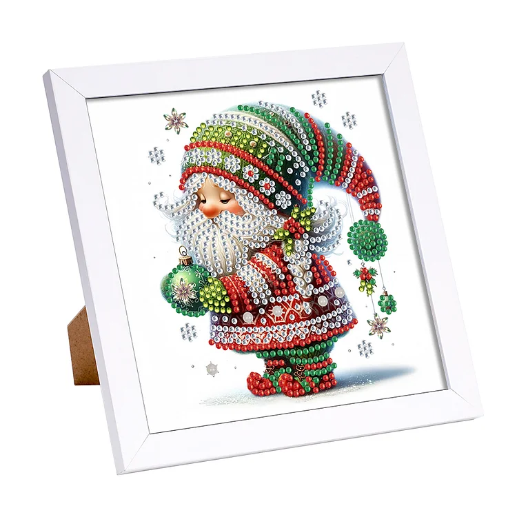 Christmas Gnome 18*18cm (Canvas) Special Shaped Drill Diamond Painting gbfke