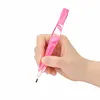 Resin Diamond Painting Point Drill Pen with 4 Various Tips Painting Arts 5D Point Drill Pen Diamonds Art Points Drills Pens for Nail Arts Rhinestone Decorations Cross-Stitch (Pink)