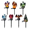 Resin Guardian Solar Garden Stake Light Waterproof Outdoor Figurine