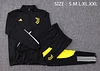 2023/2024 Juventus Long Zipped Jacket Black Soccer Jersey 1:1 Thai Quality