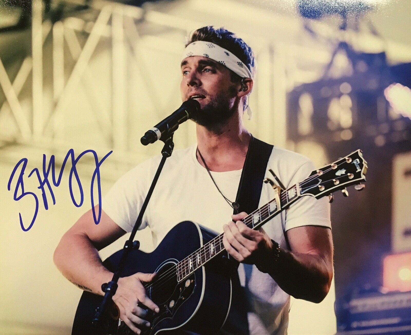 EXACT PROOF! BRETT YOUNG Signed Autographed 8x10 Photo Poster painting COUNTRY Star MERCY