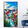 (40*70cm)Cardinals Landscape - Full Round Drill Diamond Painting