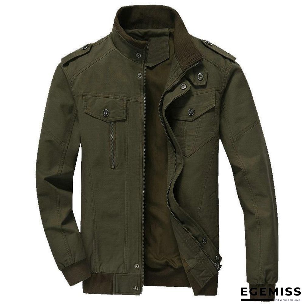 Bomber Jackets Coats Men Cotton Casual Workout Military Jacket Men | EGEMISS
