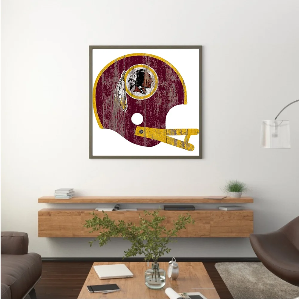 Diamond Painting - Full Round Drill - Washington Commanders(30*30cm)