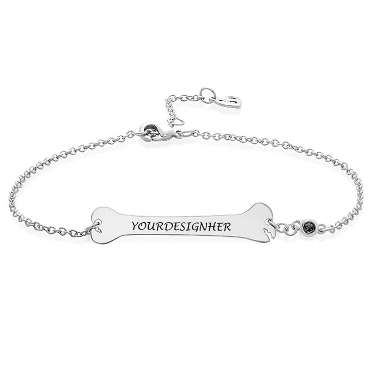 Personalized Design Long Bone Bracelet