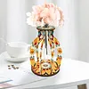Vase Mandala En Bois-Ornement De Bricolage