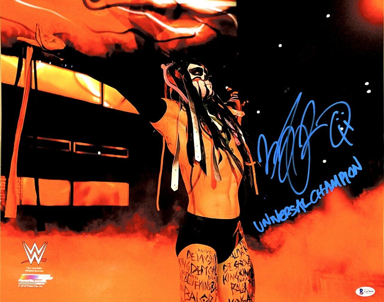 WWE FINN BALOR HAND SIGNED AUTOGRAPHED 16X20 Photo Poster painting WITH BECKETT COA AND PROOF 6