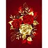 (Counted/Stamped) 11CT Rose - Cross Stitch -40x58cm/15.75*22.83in
