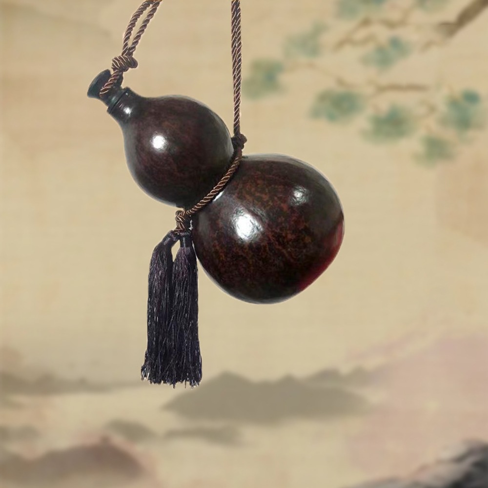 Tegooe Retro Gourd Shape Water Bottle Large Capacity