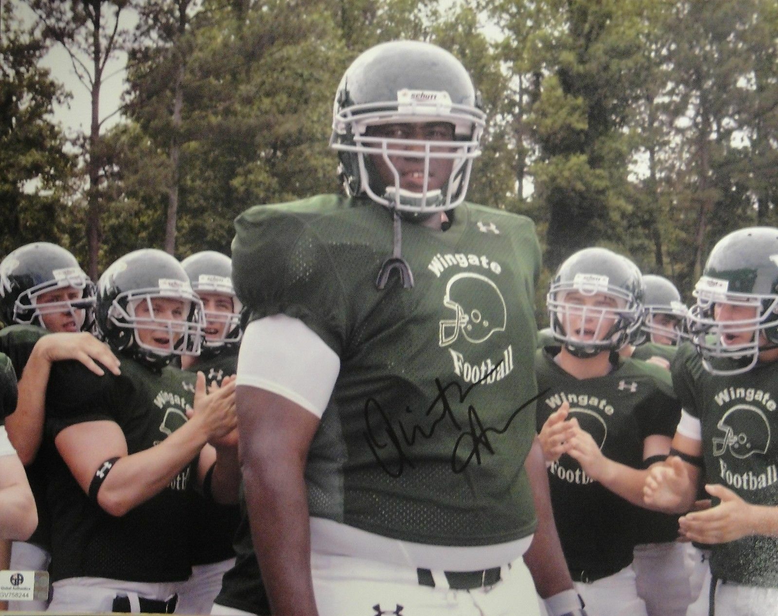 Quinton Aaron Hand Signed Autographed 11x14 Photo Poster painting The Blind Side JSA U16261