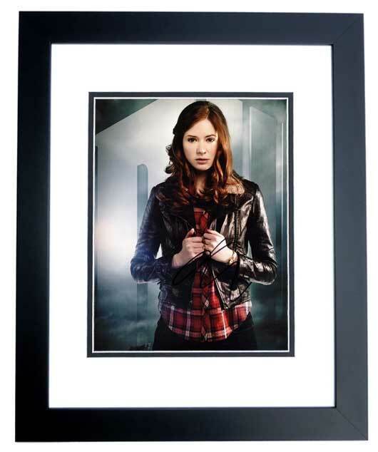 Karen Gillan Signed - Autographed Doctor Who Actress 8x10 inch Photo Poster painting FRAMED