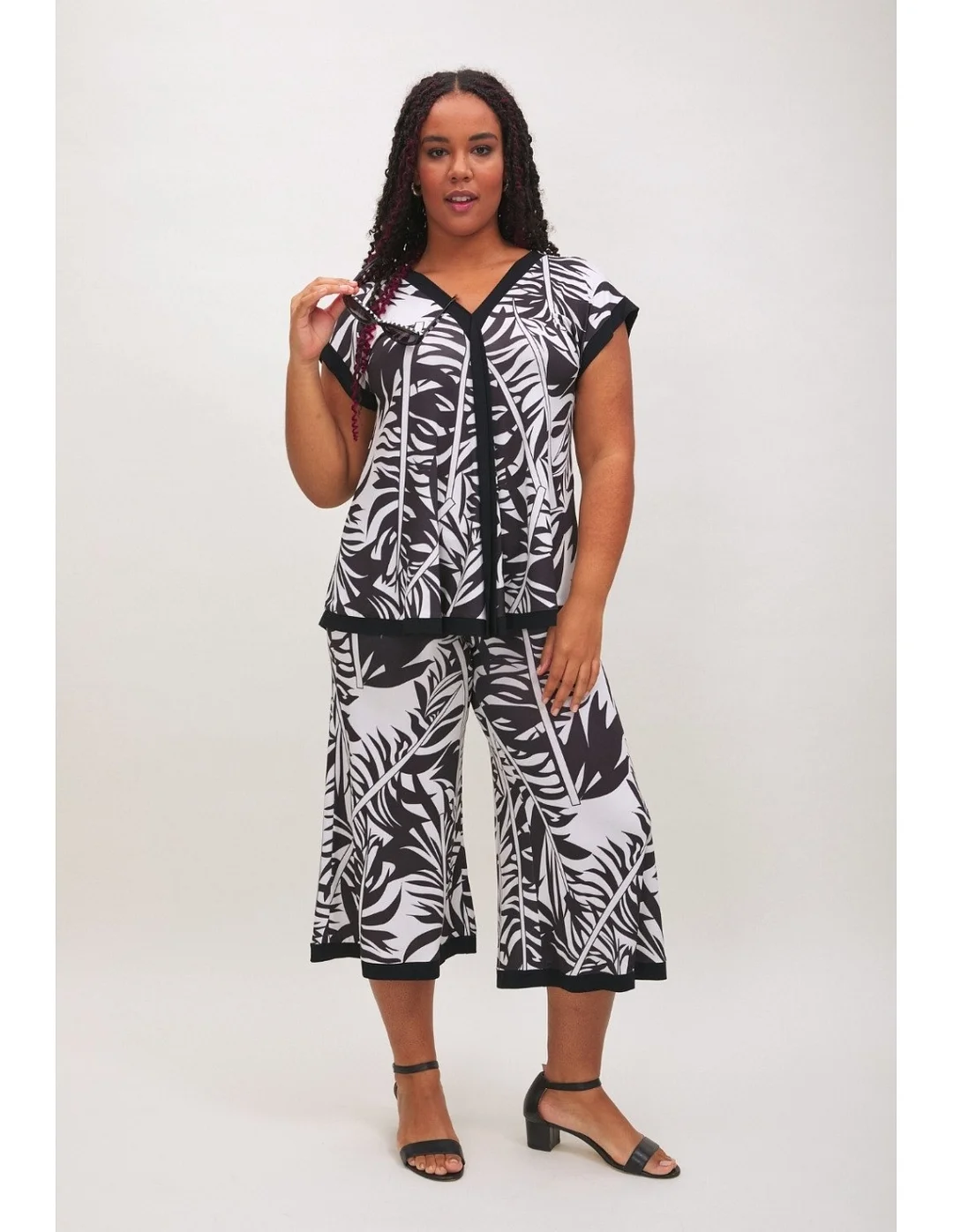 Printed two-piece set