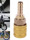 8mm Portable Pump Adapter Air Chuck Inflator Pump Adapter Conversion Accessories