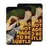 2pcs - I Was Not Made To Be Subtle- Vintage Warning Metal  Sign (12*16Inch)