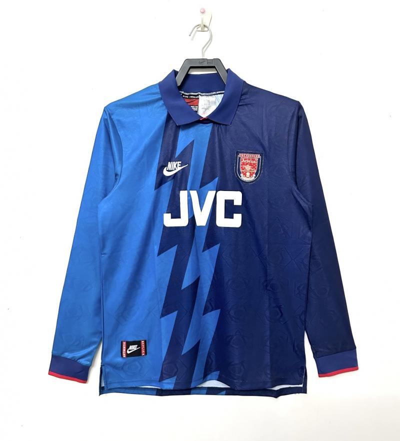 1995-1996 Retro Long Sleeve Arsenal Away Football Shirt 1:1 Thai Quality jersey|football shirt|football kit