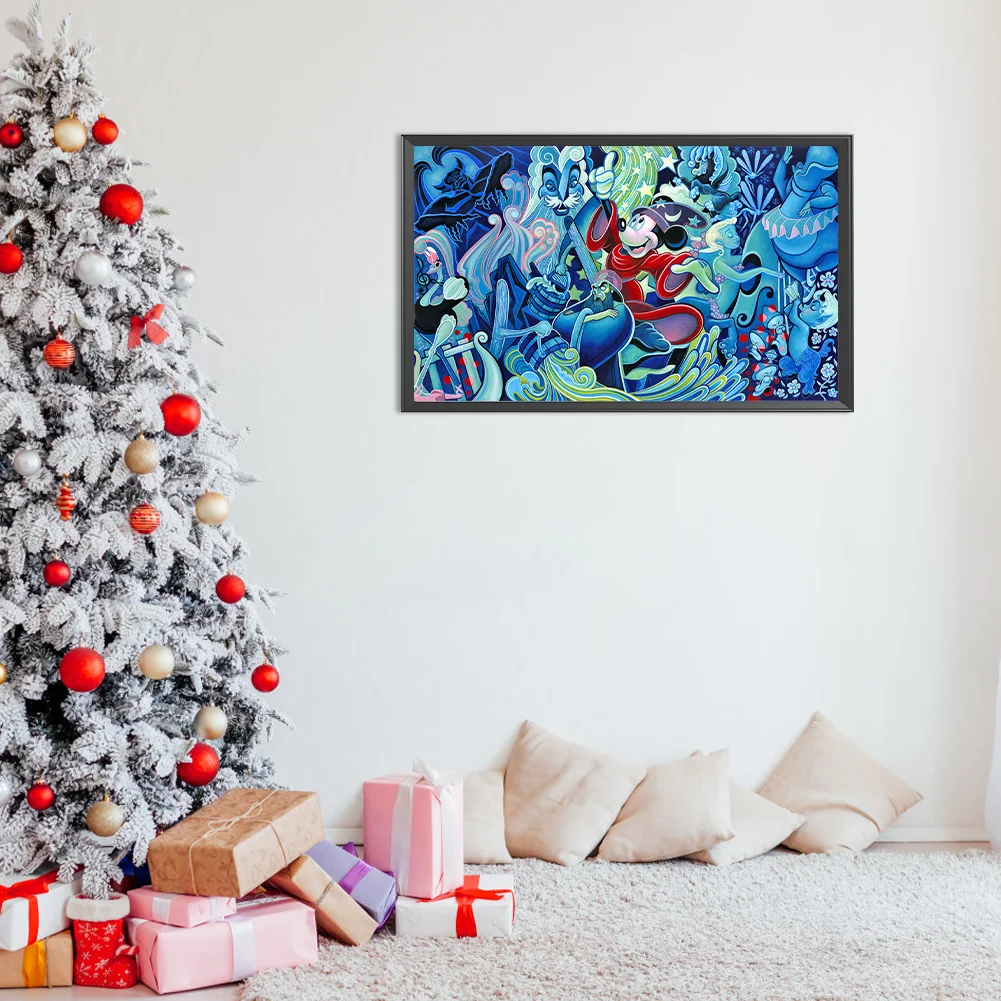 Full Round Diamond Painting 50*30cm - Mickey Symphony