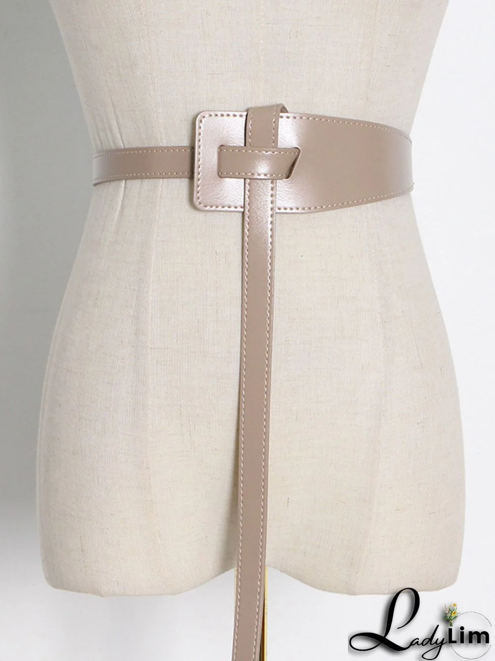 Asymmetric Solid Color Belts
