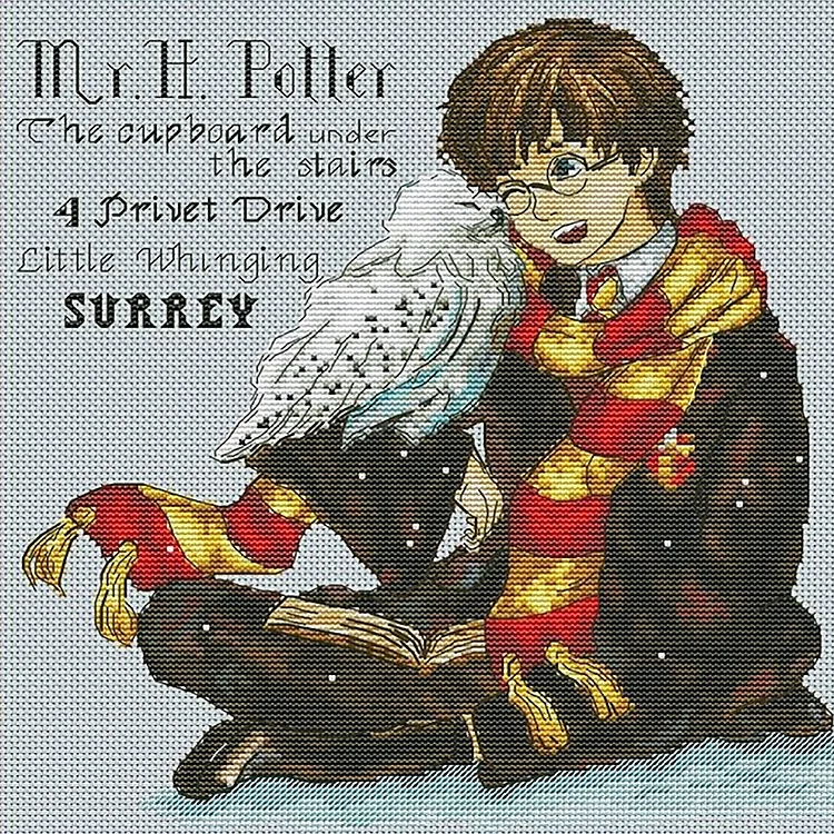 Harry Potter 11CT Stamped Cross Stitch 40*40CM